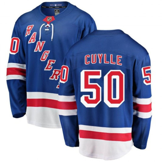 Will Cuylle New York Rangers 50 Jersey product image 1, provided for visual reference and product detail review