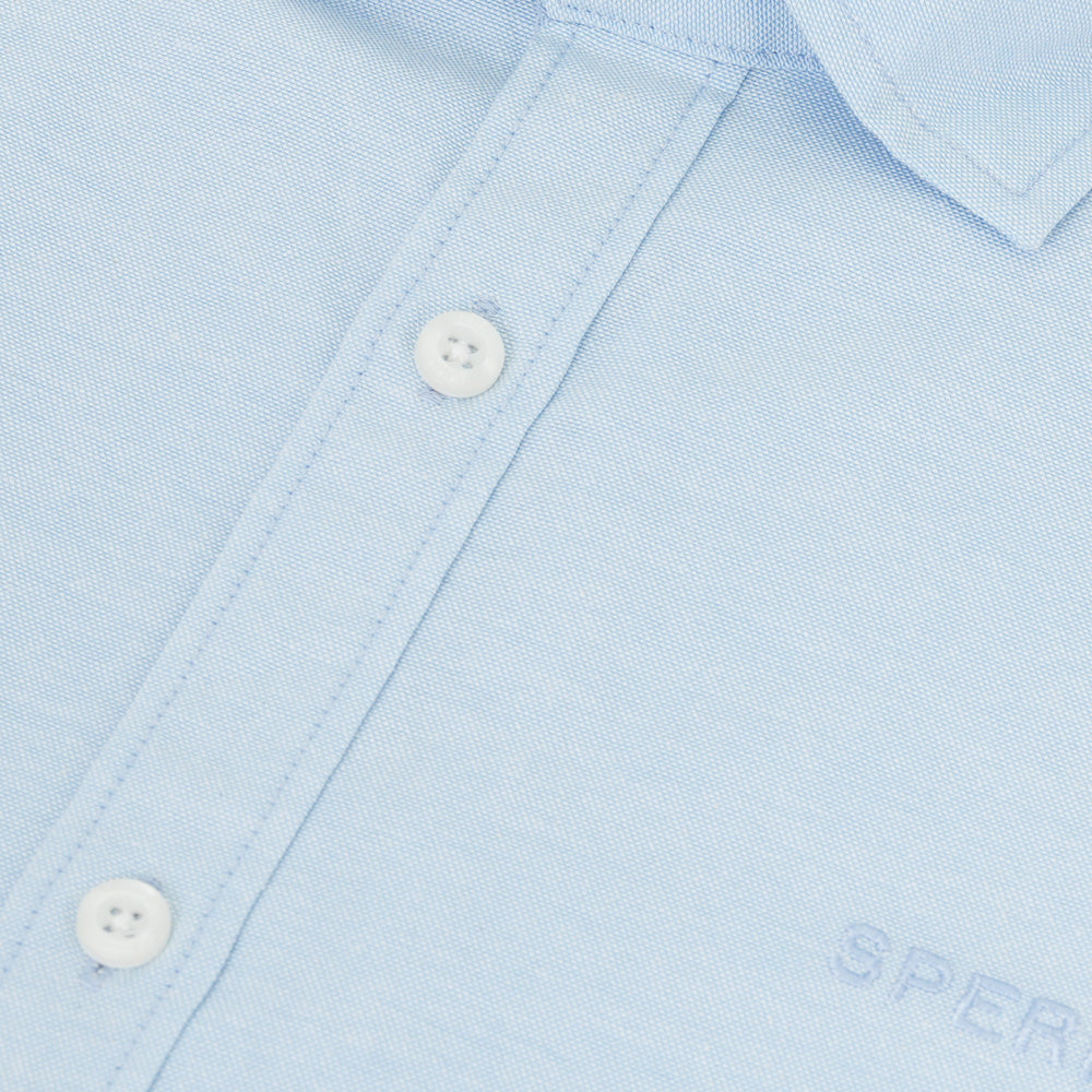 Sperry Short-Sleeved Woven Shirt - Blue