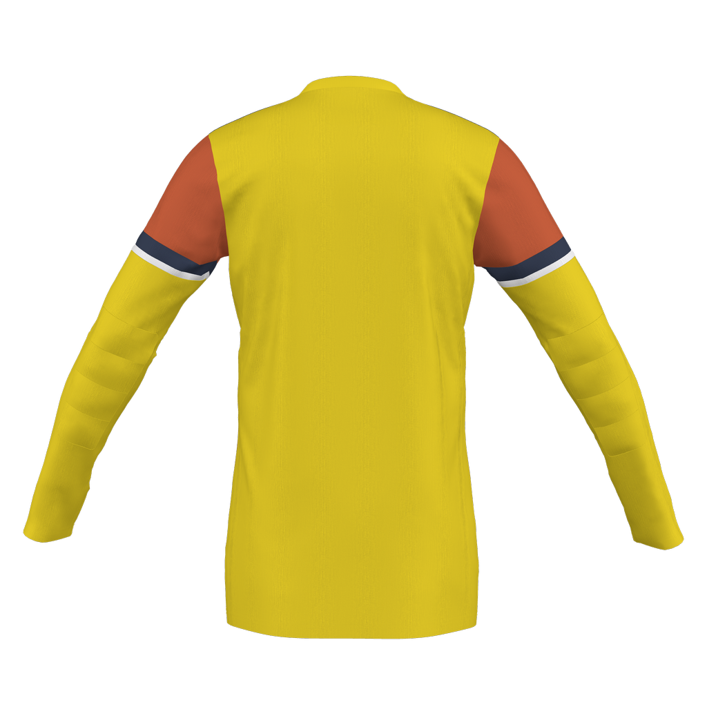 adidas Youth Squadra 25 GK Custom Jersey San Ramon FC- Ylw/Org product image 2, provided for visual reference and product