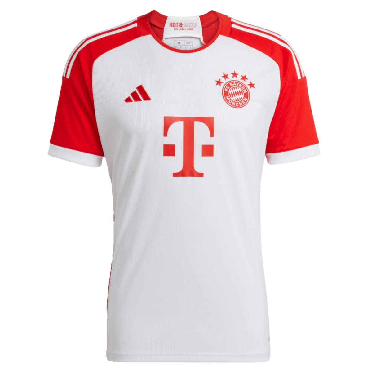 Adidas Bayern Munich 23/24 Home Jersey product image 1, provided for visual reference and product detail review