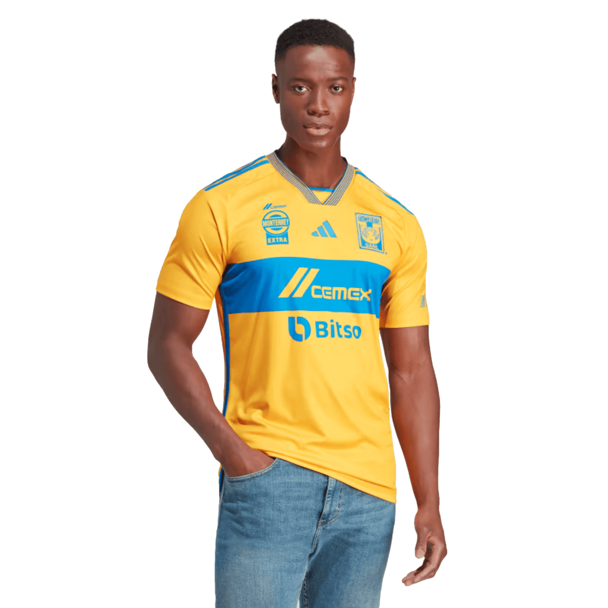 Adidas Tigres TUANL 23/24 Home Jersey product image 3, provided for visual reference and product detail review