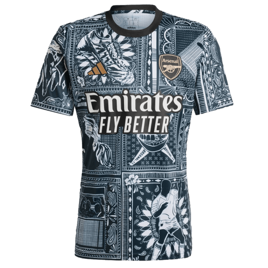 Adidas Arsenal x Ian Wright Pre-Match Jersey product image 1, provided for visual reference and product detail review