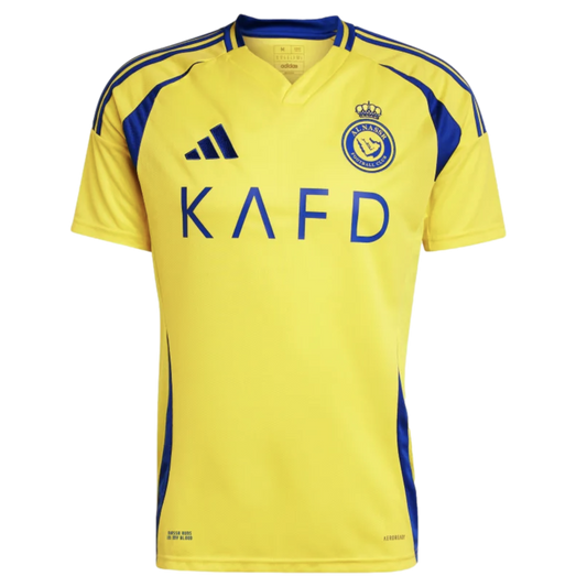 Adidas Al Nassr FC 24/25 Ronaldo Home Jersey product image 1, provided for visual reference and product detail review