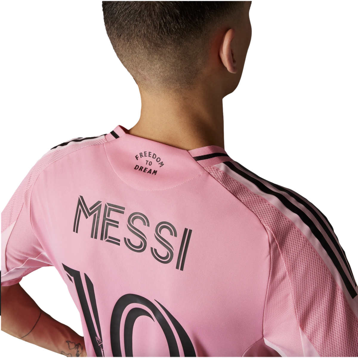 Adidas Inter Miami 25/26 Messi Authentic Home Jersey product image 4, provided for visual reference and product detail review