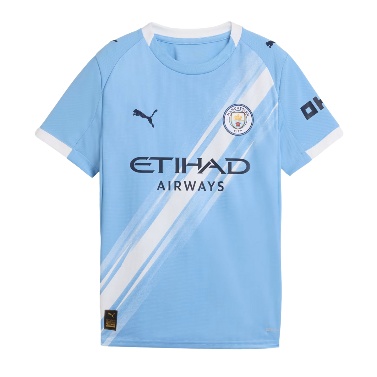 Puma Manchester City 25/26 Youth Home Jersey product image 1, provided for visual reference and product detail review