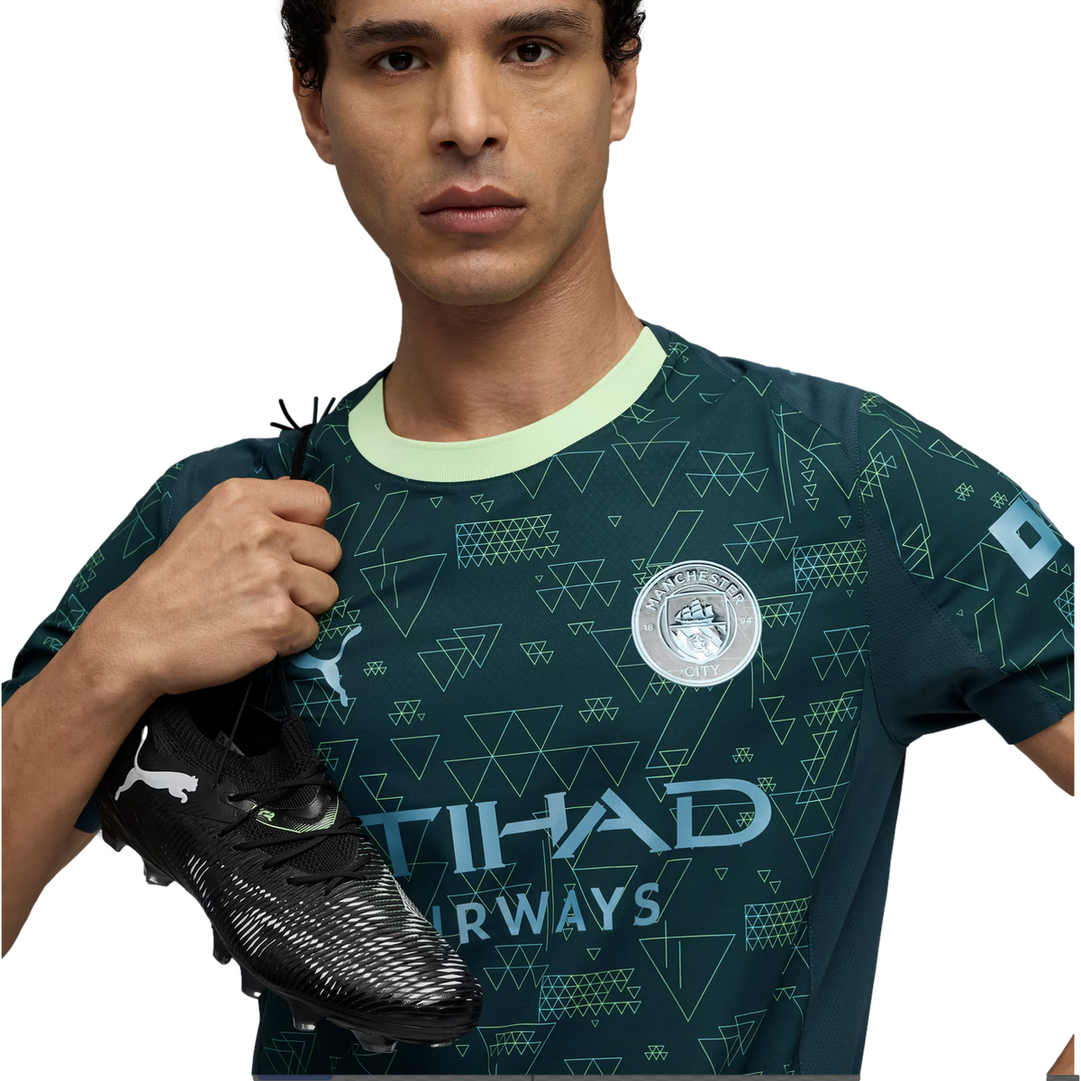 Puma Manchester City 25/26 Authentic Fourth Jersey product image 4, provided for visual reference and product detail review