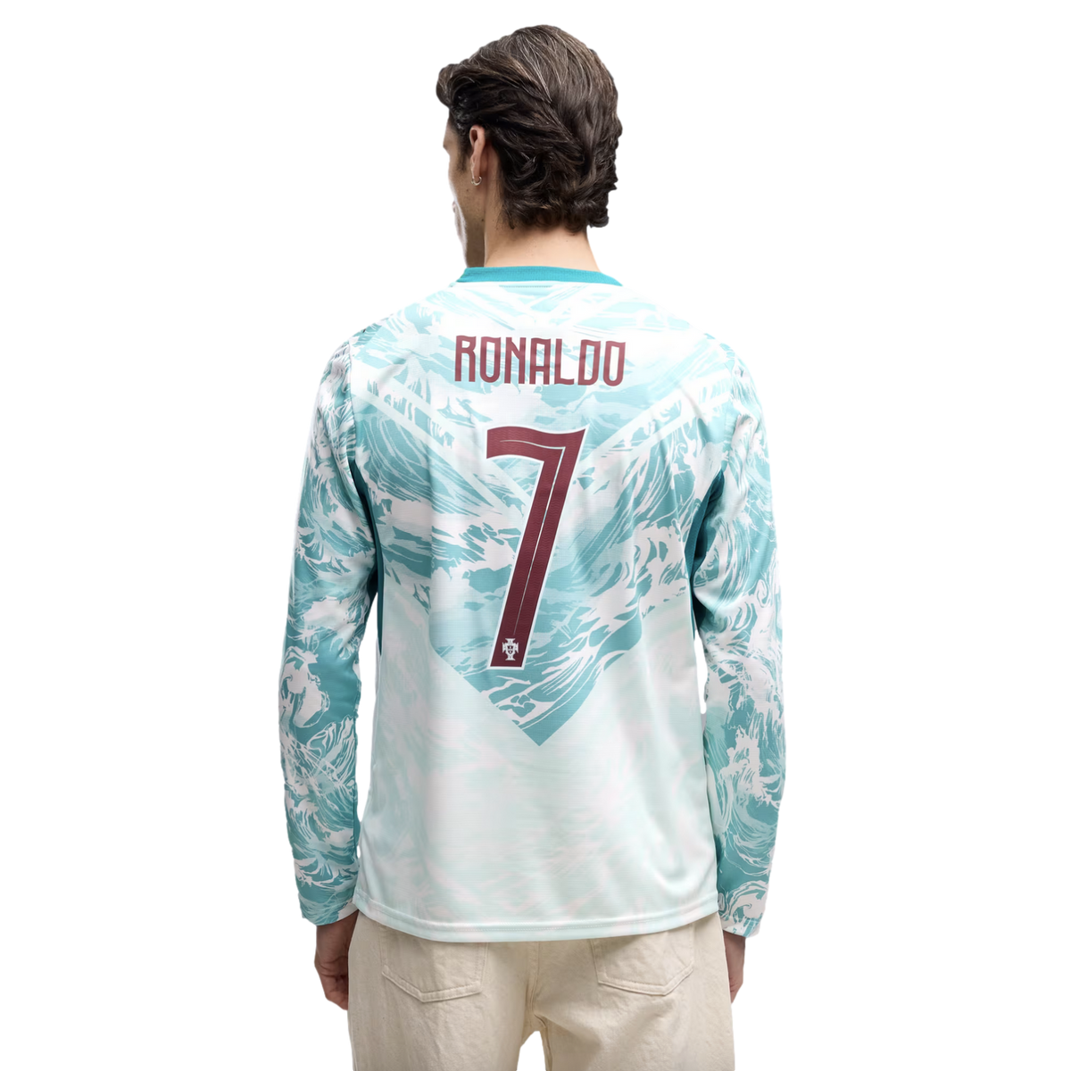 Puma Portugal 2026 Ronaldo Long Sleeve Away Jersey product image 4, provided for visual reference and product detail review