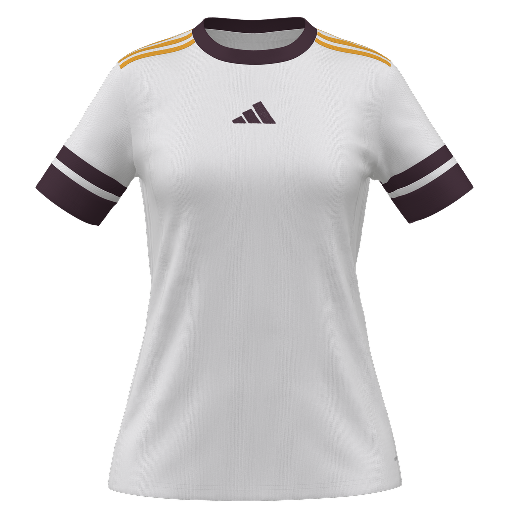 adidas Women Squadra 25 Custom Jersey West Valley - White product image 1, provided for visual reference and product detail