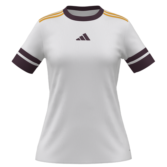 adidas Women Squadra 25 Custom Jersey West Valley - White product image 1, provided for visual reference and product detail
