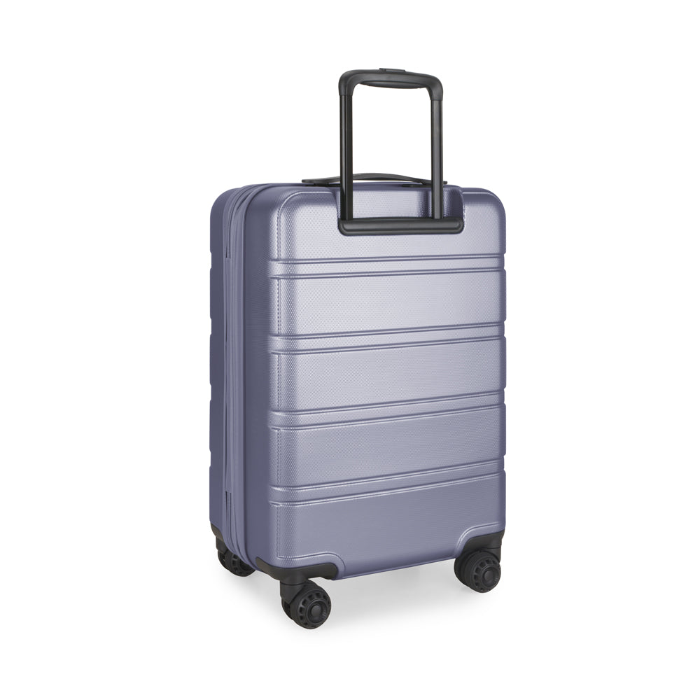 TRAVELER’S CHOICE TC09247 21" Cyclone Wheels Hard Case Spinner Luggage - Expandable, Anti-Theft Zipper, TSA Lock – Purple