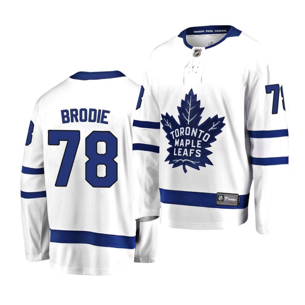 TJ Brodie Toronto Maple Leafs 78 Jersey product image 3, provided for visual reference and product detail review
