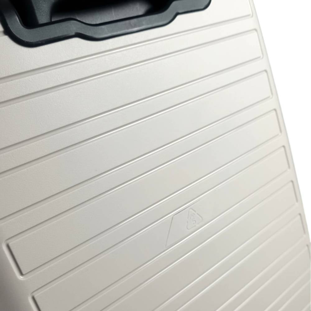 TRAVEL TIME TT-8037 24" Front Opening Hard Case Spinner Luggage - Expandable, Anti-theft Zipper, TSA Lock - Navy
