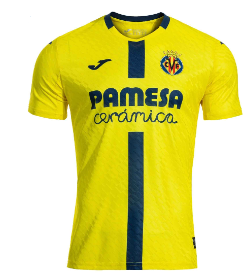 (JOMA-AI10601C0201) Joma Villareal Official Home Jersey - Yellow product image 1, provided for visual reference and product