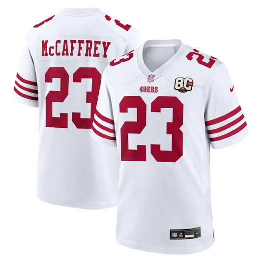 Men's San Francisco 49ers Christian McCaffrey Nike White product image 1