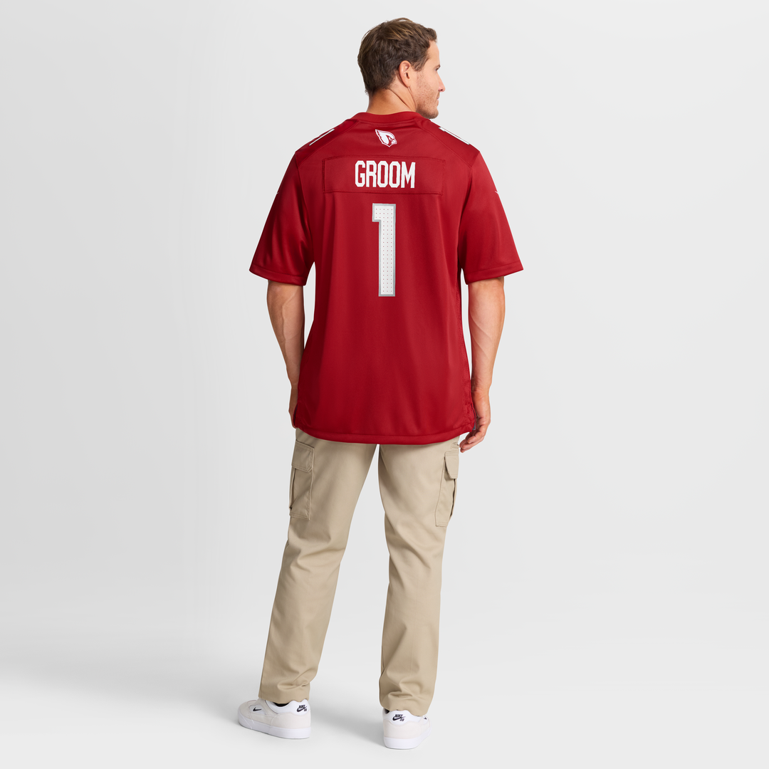 Men's Arizona Cardinals Number 1 Groom Nike Cardinal Game product image 8
