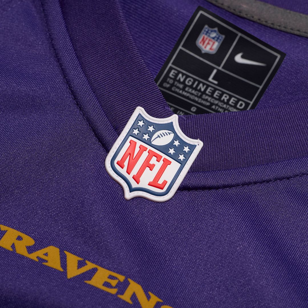 Men's Baltimore Ravens Lamar Jackson Nike White Game Jersey product image 10