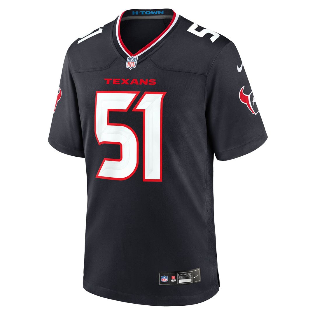 Houston Texans Will Anderson Jr. Nike Navy Game Jersey product image 2