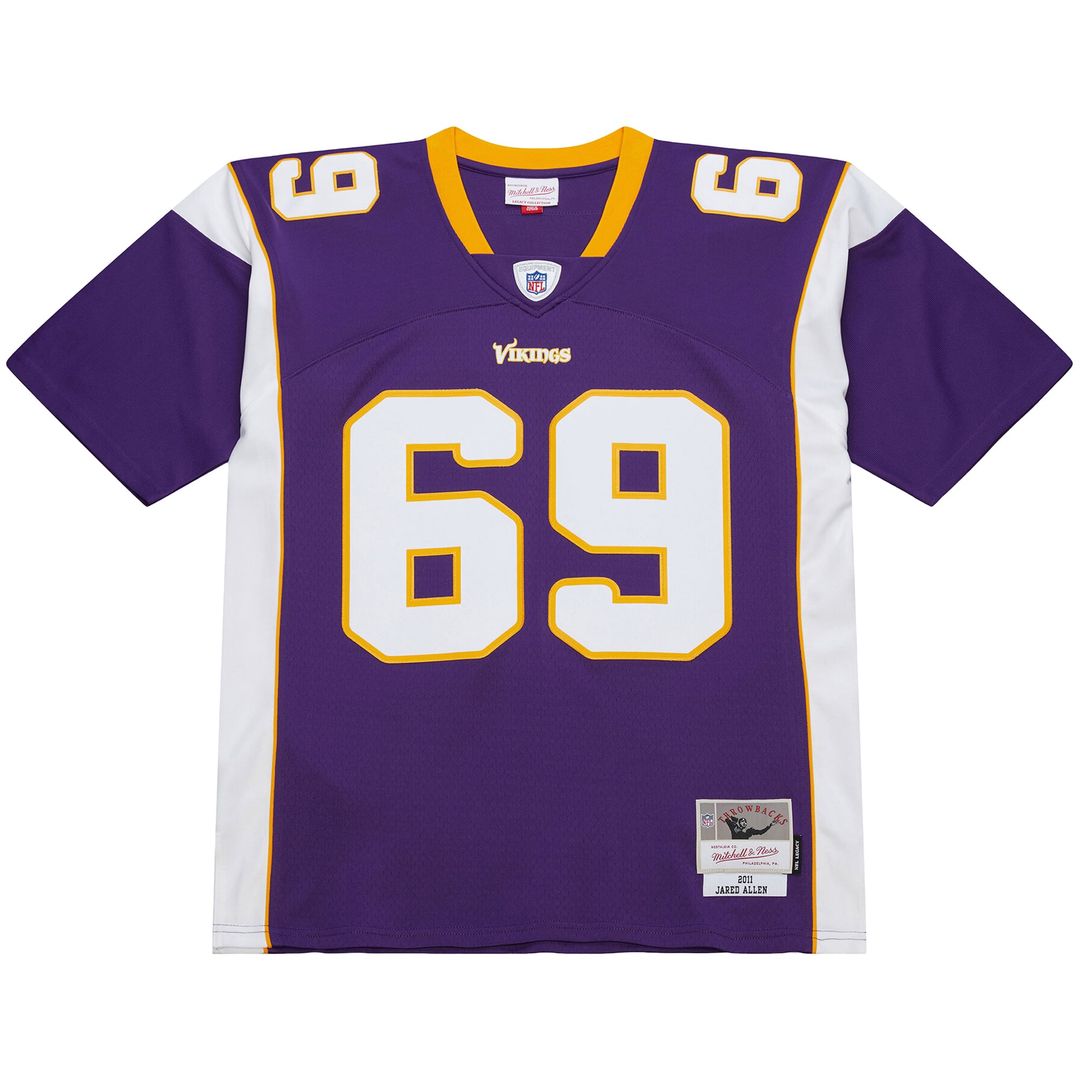 Men's Minnesota Vikings Jared Allen Mitchell & Ness Purple product image 2