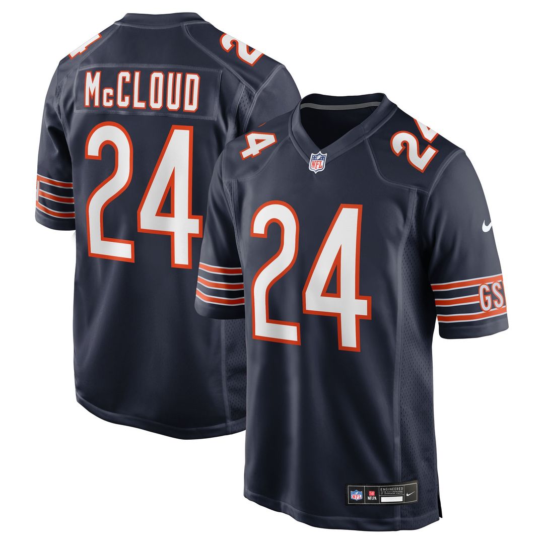 Chicago Bears Nick McCloud Nike Navy Game Jersey product image 1