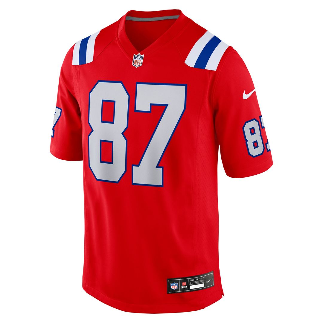 Men's New England Patriots Rob Gronkowski Nike Red product image 8