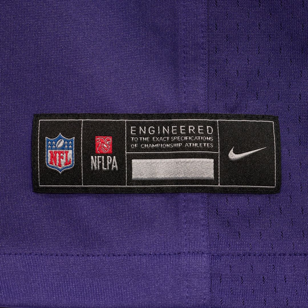 Baltimore Ravens Number 1 Dad Nike Purple Game Jersey product image 6