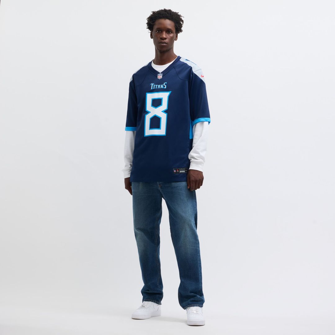 Men's Tennessee Titans Will Levis Nike Navy Game Jersey product image 6