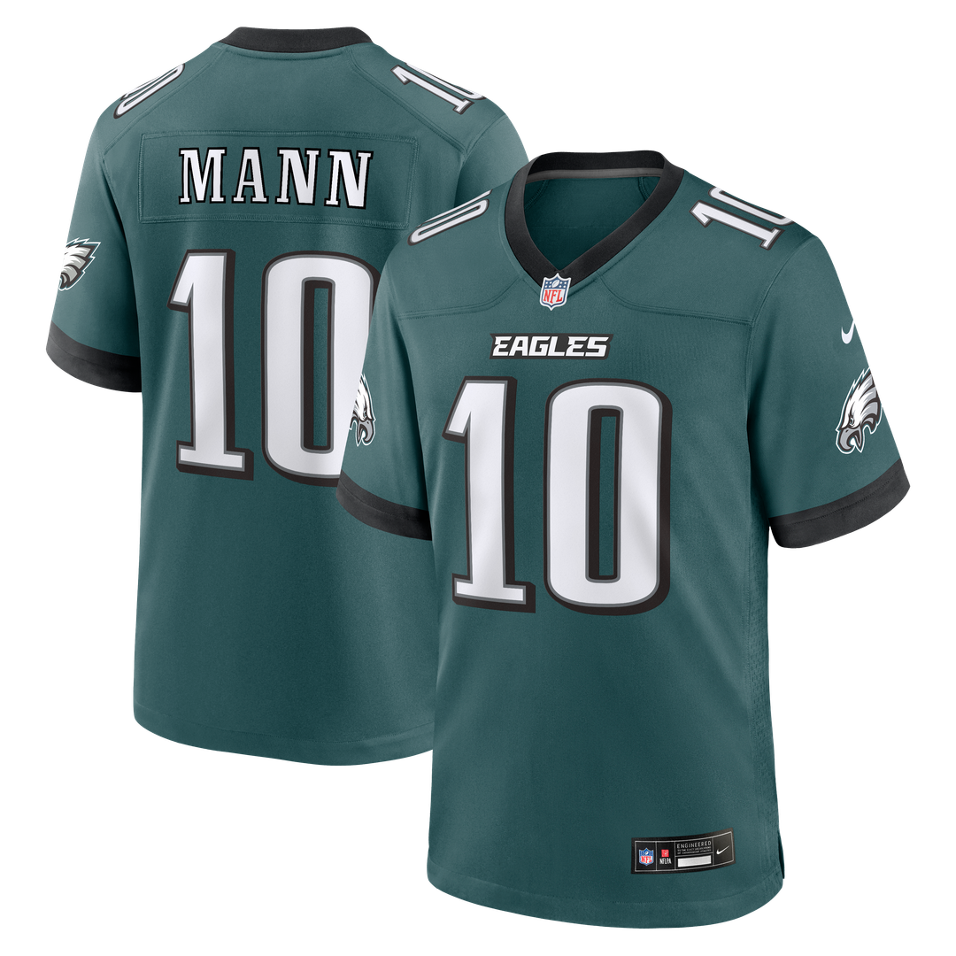 Men's Philadelphia Eagles Braden Mann Nike Midnight Green product image 1