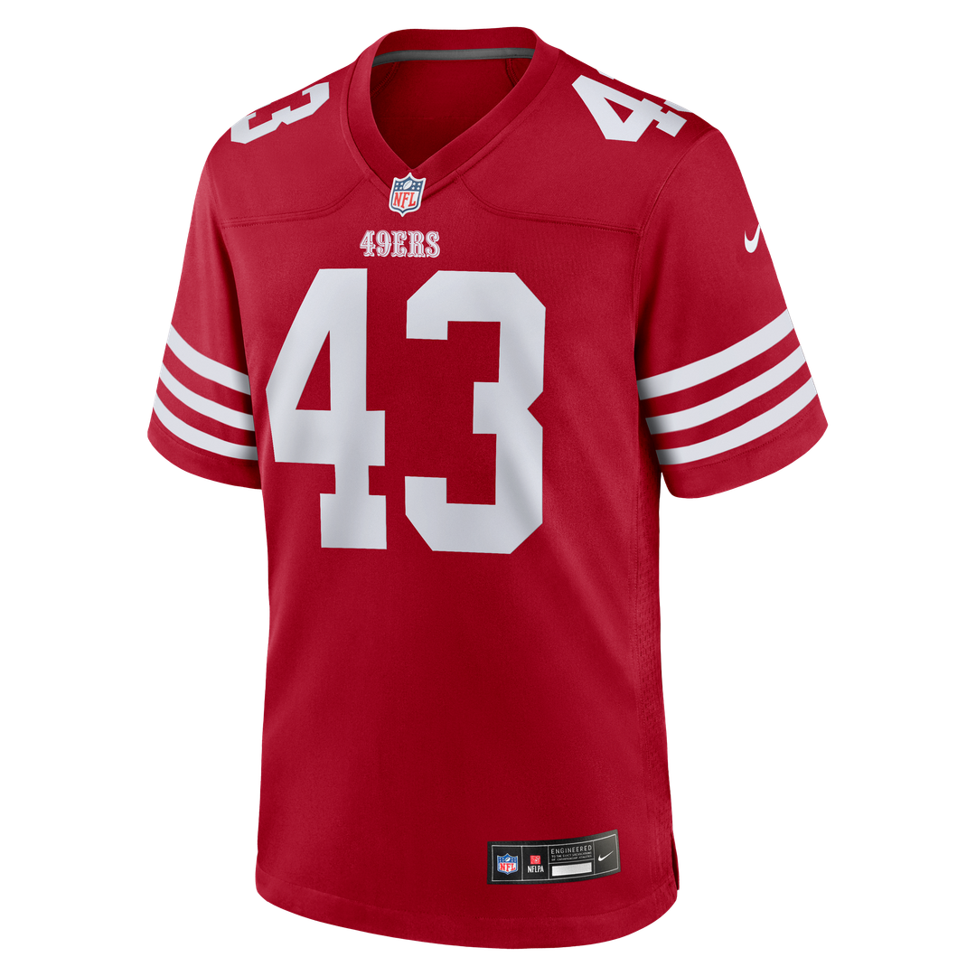 Men's San Francisco 49ers Eric Kendricks Nike Scarlet Team product image 2
