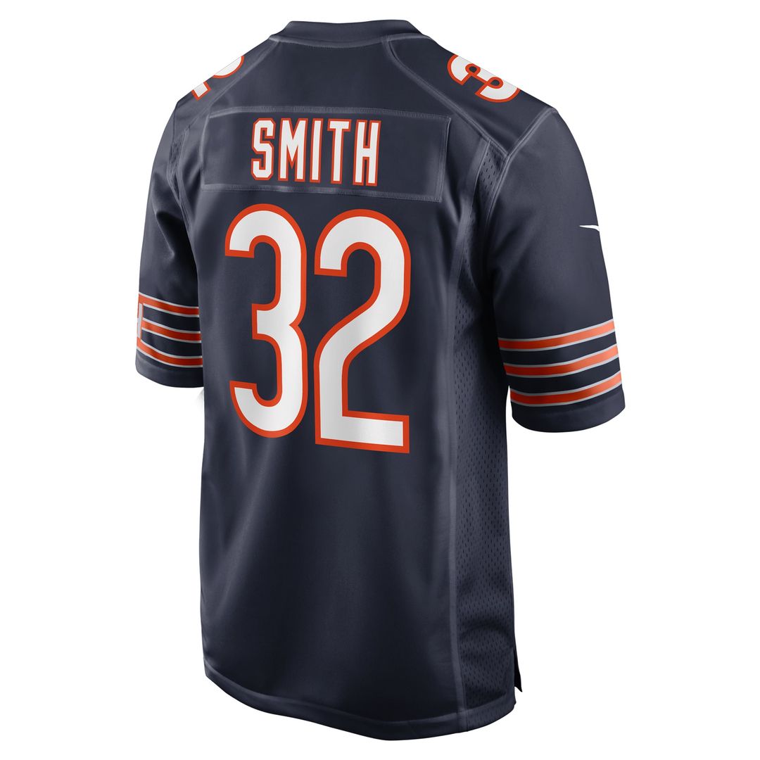 Men's Chicago Bears Terell Smith Nike Navy Game Jersey product image 3
