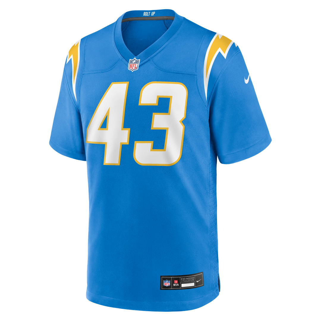 Los Angeles Chargers Troy Dye Nike Powder Blue Game Jersey product image 2