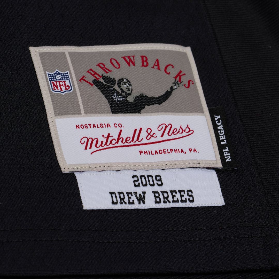 Men's New Orleans Saints Drew Brees Mitchell & Ness Black product image 4