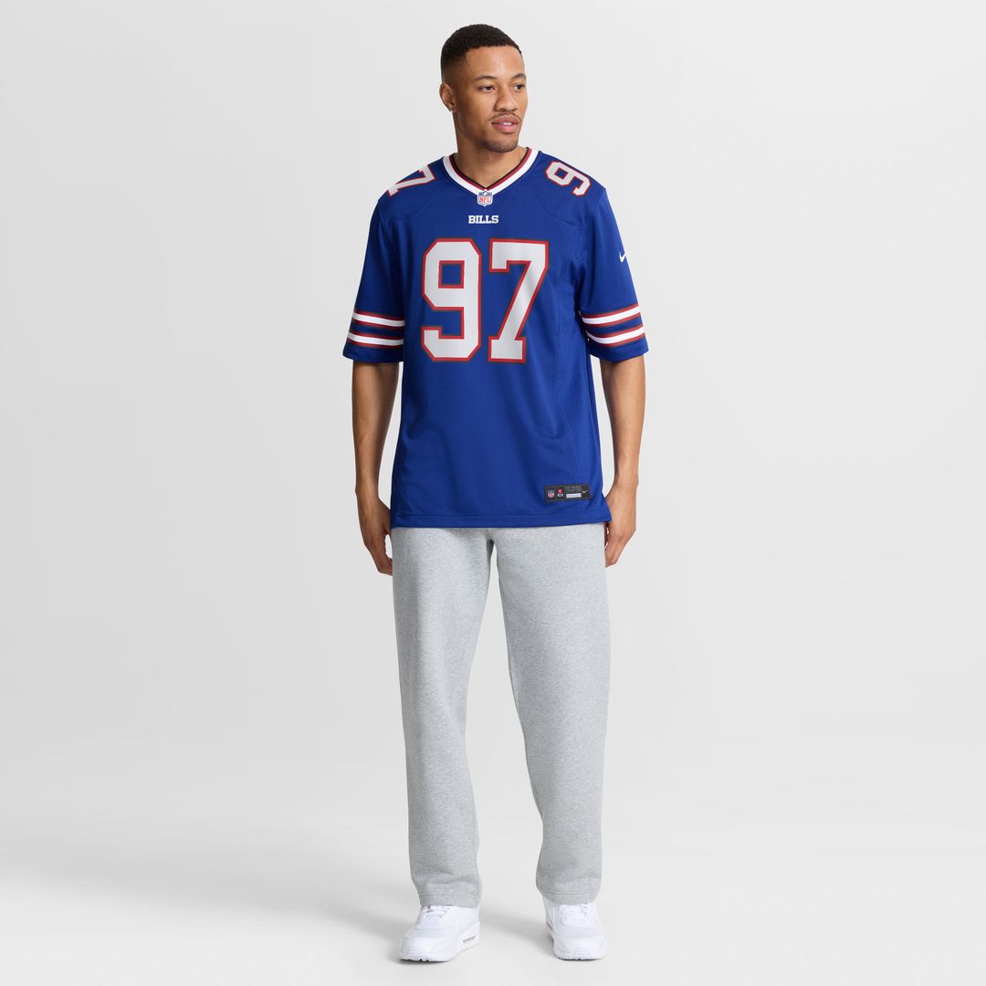 Men's Buffalo Bills Greg Gaines Nike Royal Team Game Jersey product image 2