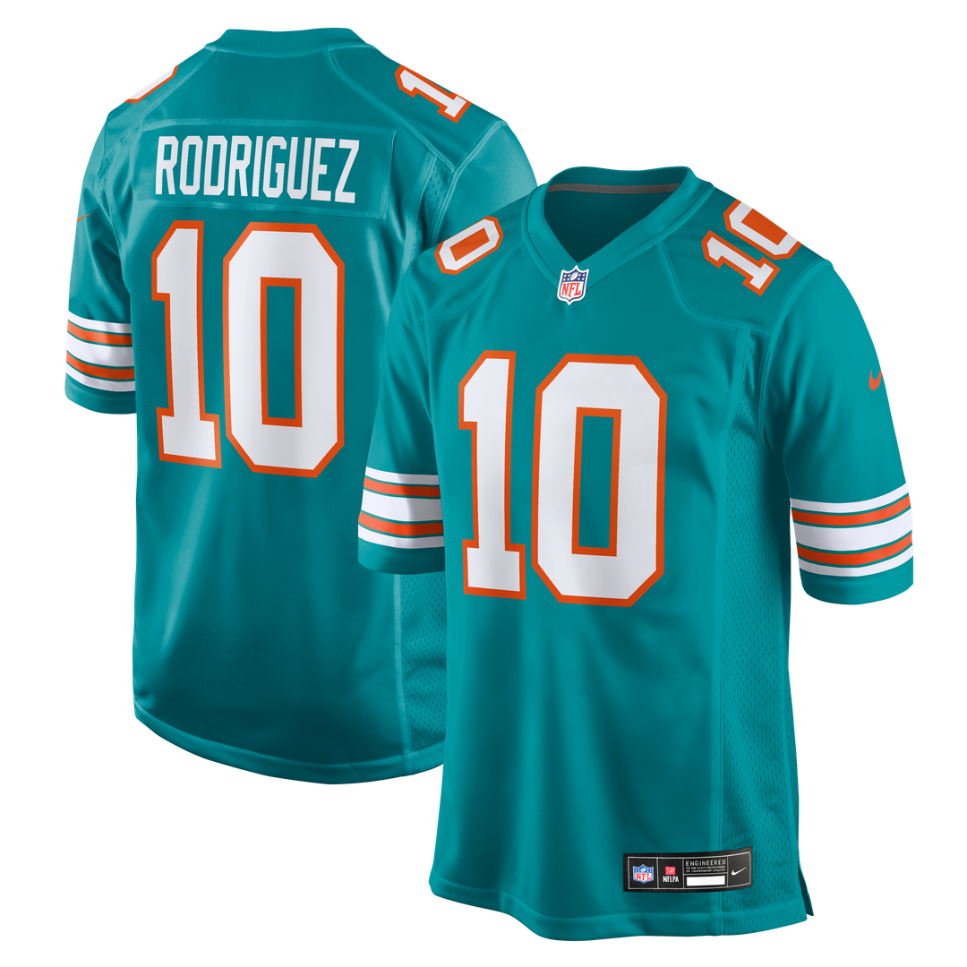 Men's Miami Dolphins Jacob Rodriguez Nike Aqua Alternate product image 7