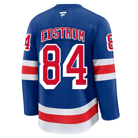 Adam Edstrom New York Rangers Fanatics Premium Home Jersey product image 1, provided for visual reference and product detail