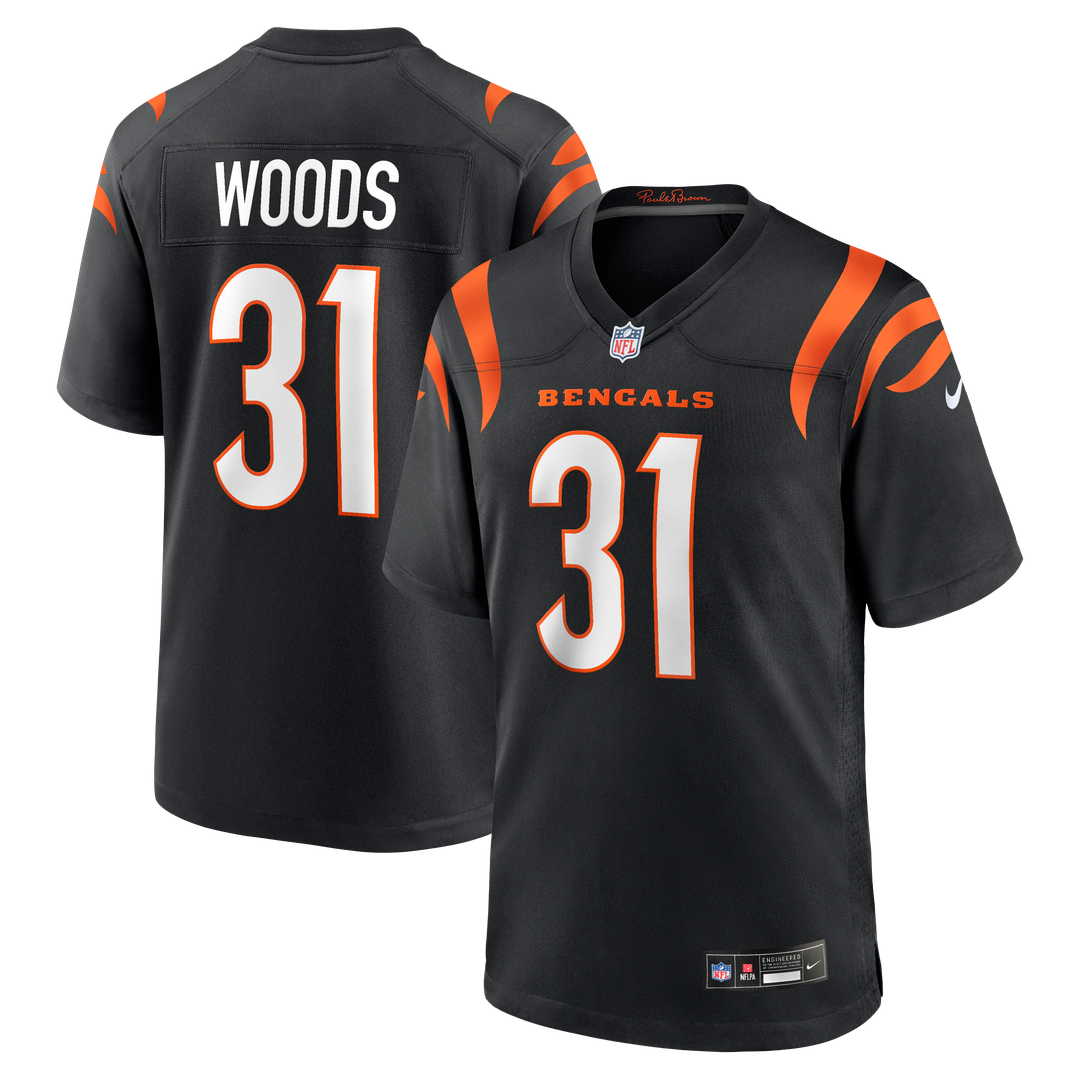 Cincinnati Bengals Ickey Woods Nike Black Retired Game product image 1