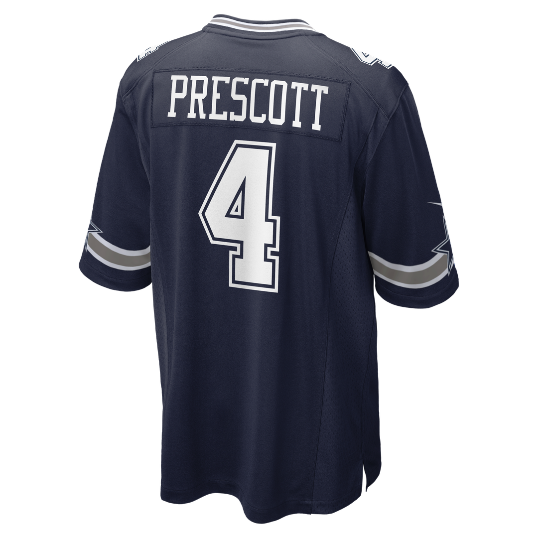 Men's Dallas Cowboys Dak Prescott Nike Navy Game Team Jersey product image 3