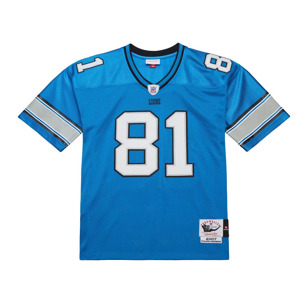Men's Detroit Lions Calvin Johnson Mitchell & Ness Black product image 18