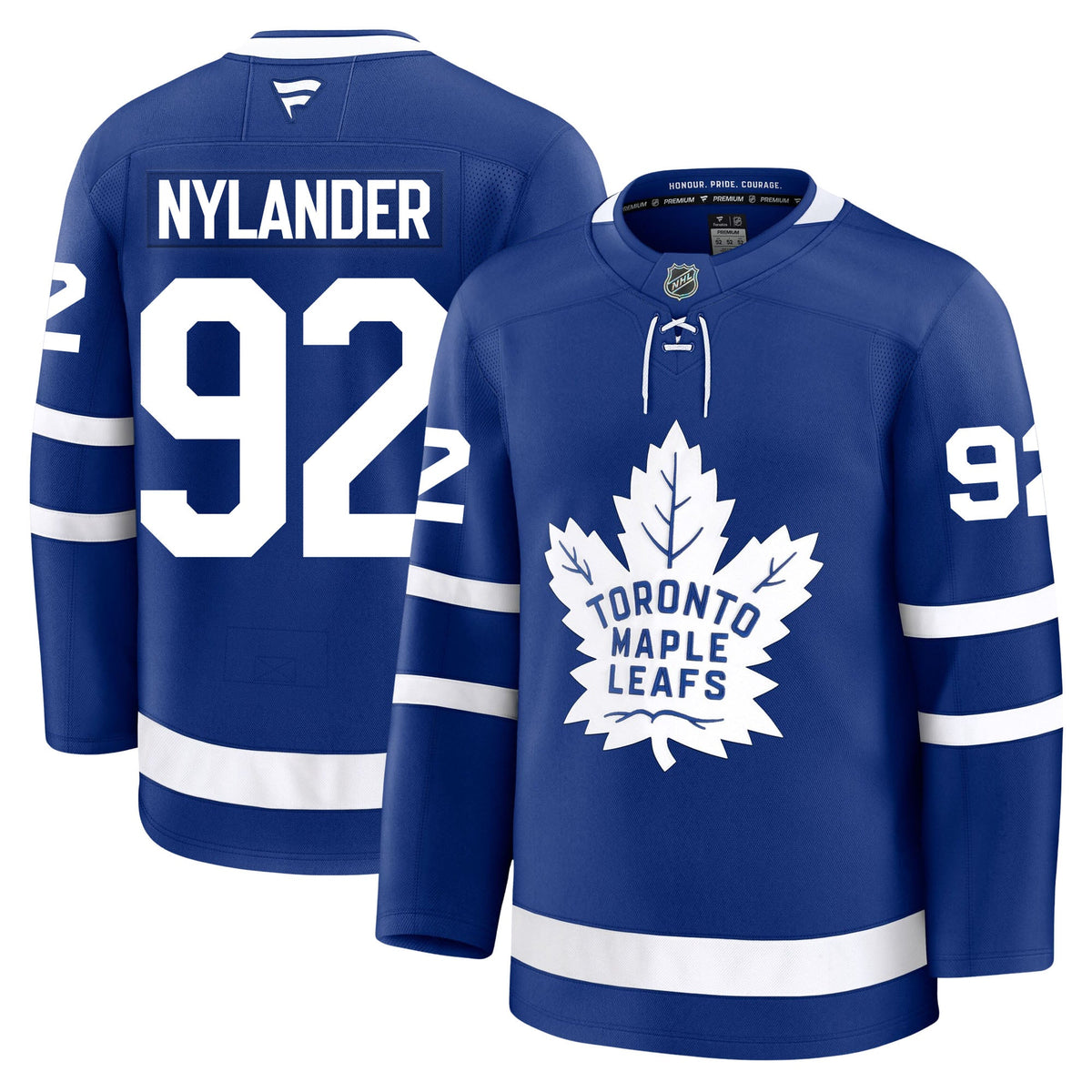 Alex Nylander Toronto Maple Leafs Fanatics Premium Home Jersey product image 3, provided for visual reference and product