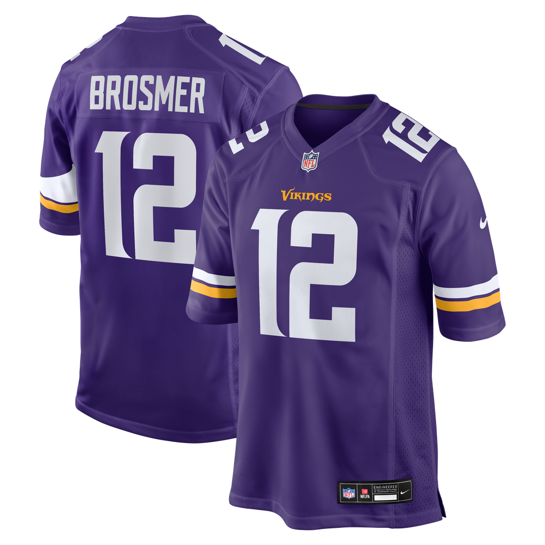 Minnesota Vikings Max Brosmer Nike Purple Game Jersey product image 1