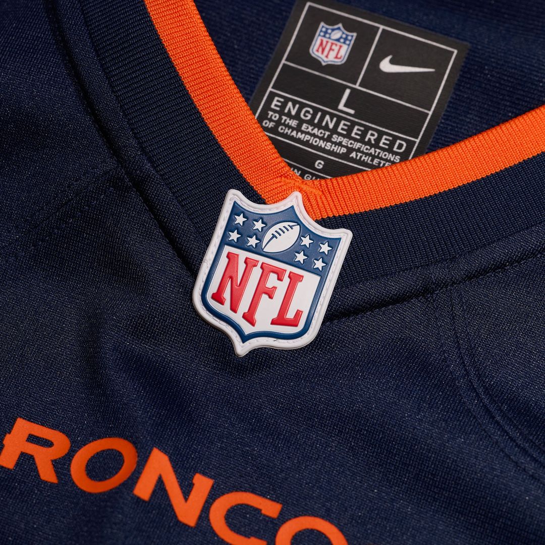 Men's Denver Broncos Bo Nix Nike Navy Alternate Game Jersey product image 10