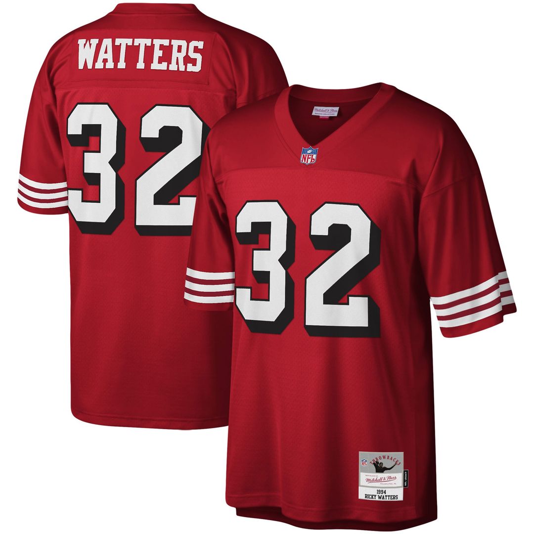 San Francisco 49ers Ricky Watters Mitchell & Ness Scarlet product image 1