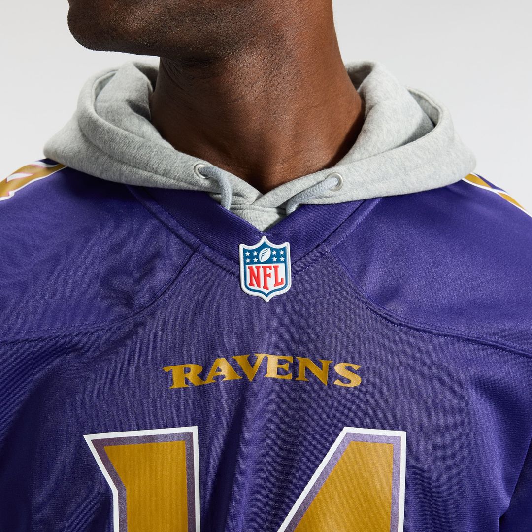 Men's Baltimore Ravens Kyle Hamilton Nike Black Alternate product image 15
