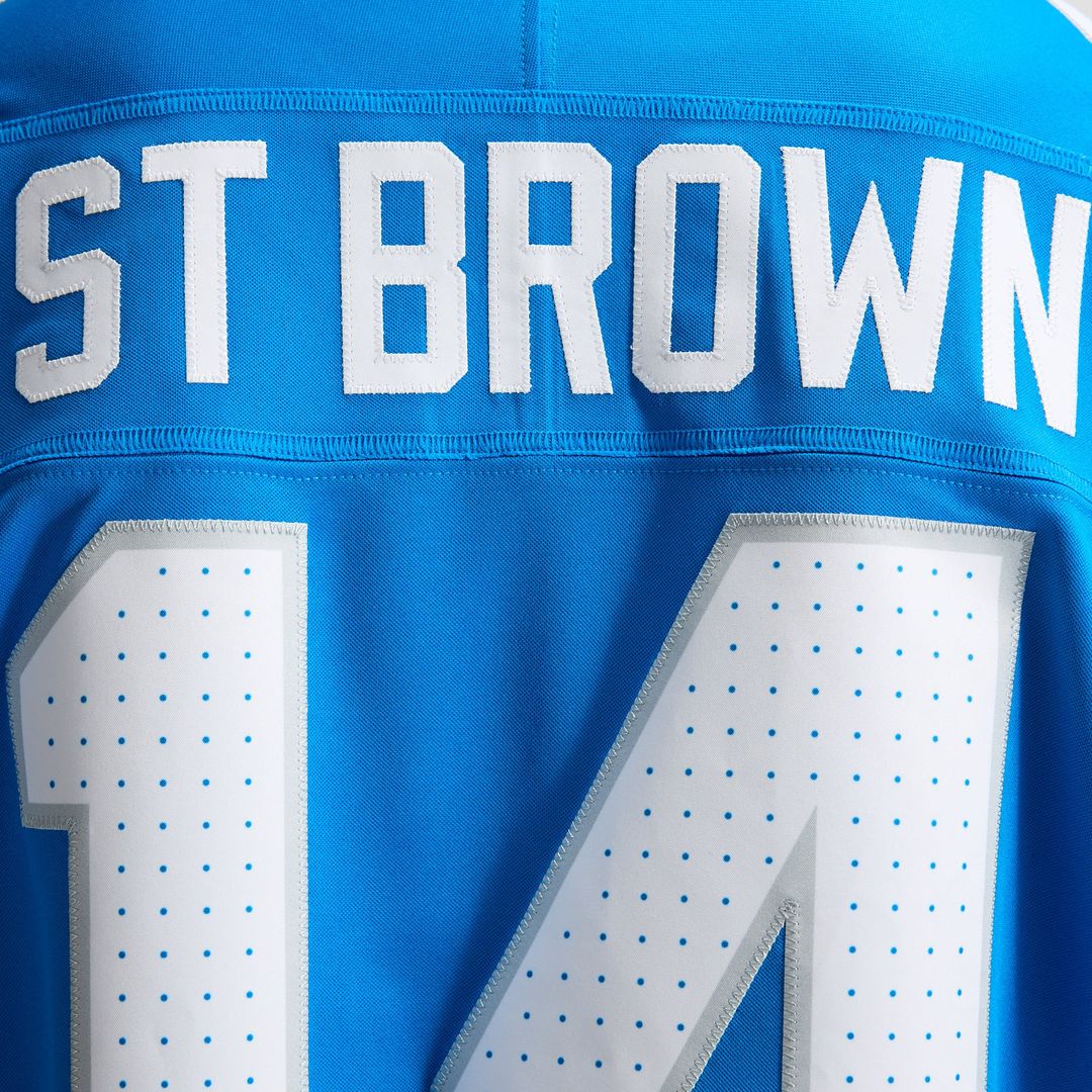 Men's Detroit Lions Amon-Ra St. Brown Nike White Vapor product image 16