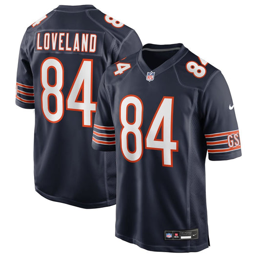 Chicago Bears Colston Loveland Nike Navy Game Jersey product image 1