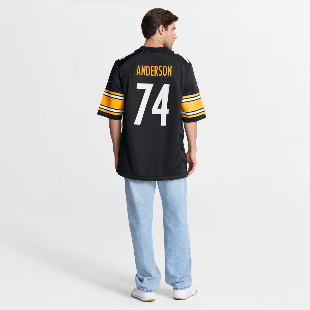 Men's Pittsburgh Steelers Spencer Anderson Nike Black Game product image 8