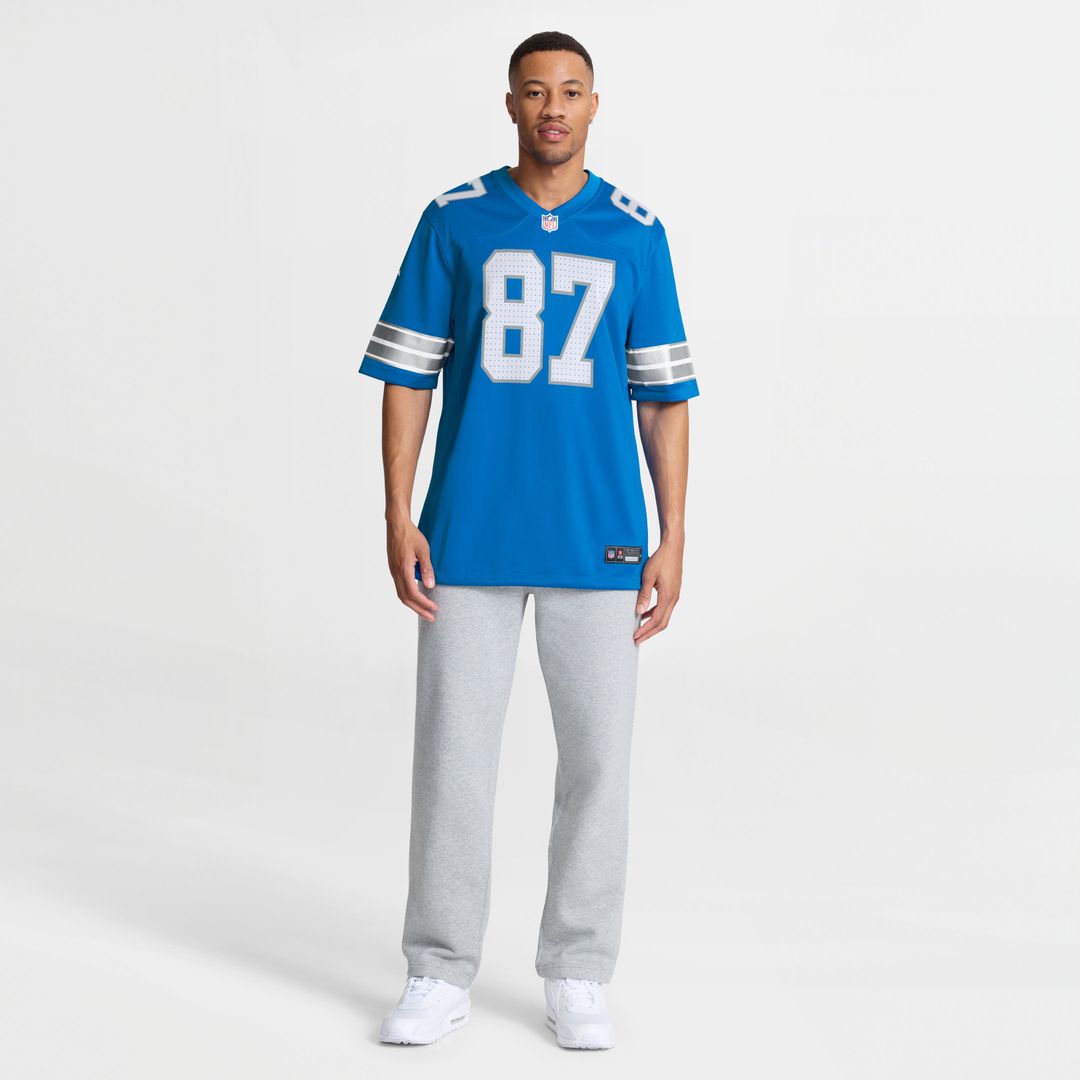 Detroit Lions Sam LaPorta Nike Blue Game Jersey product image 4