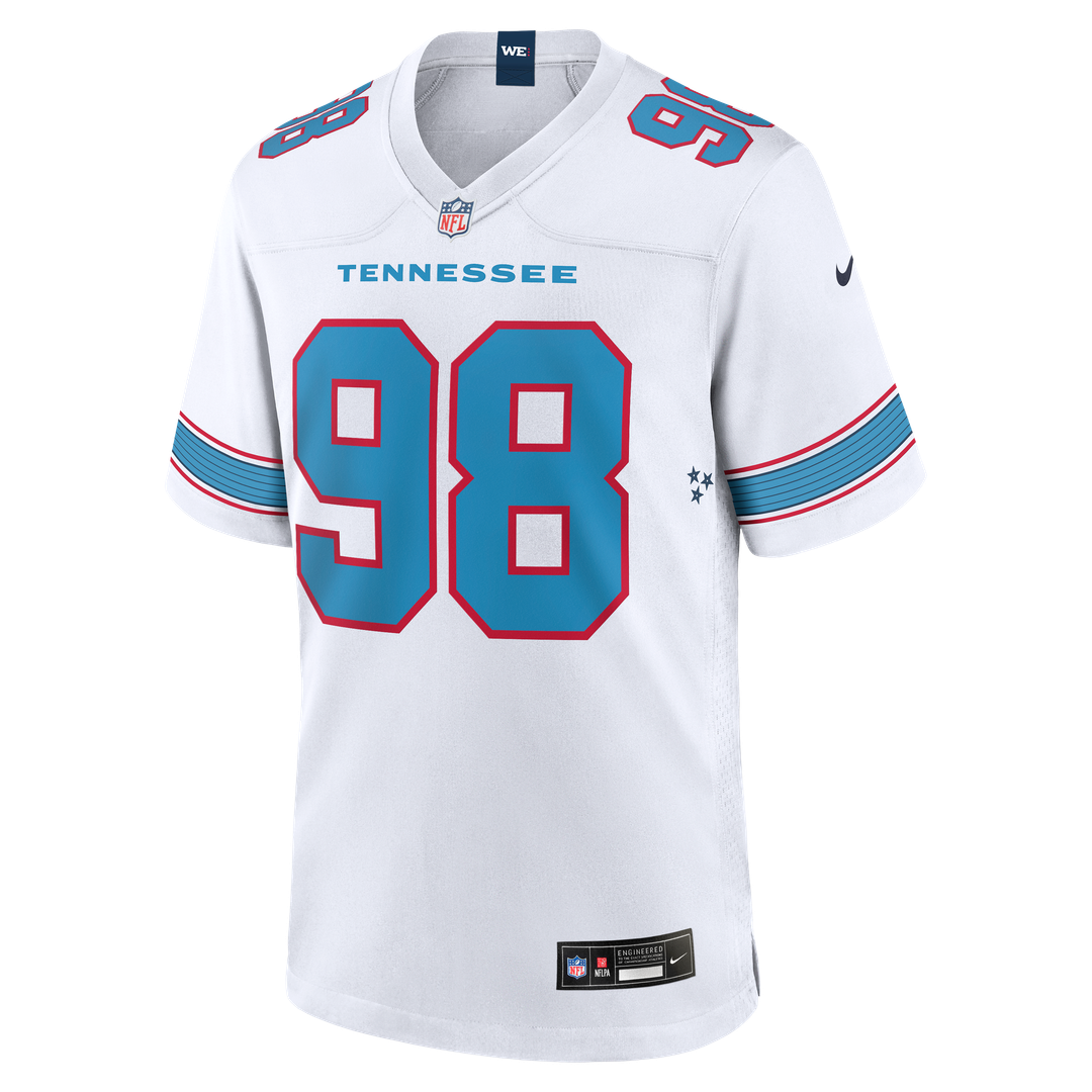 Men's Tennessee Titans Jeffery Simmons Nike Light Blue Game product image 13