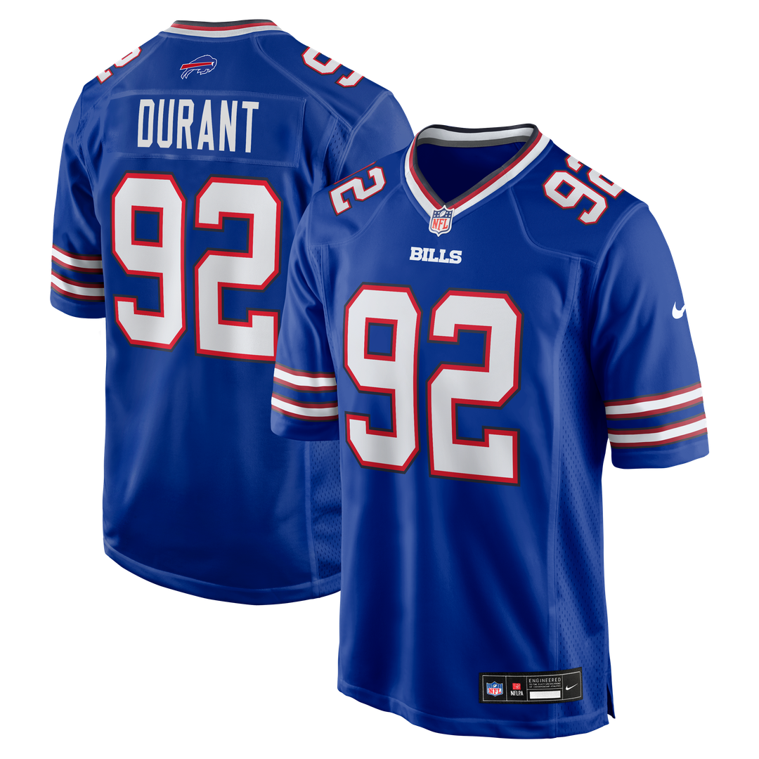 Buffalo Bills Zane Durant Nike Royal Game Jersey product image 1