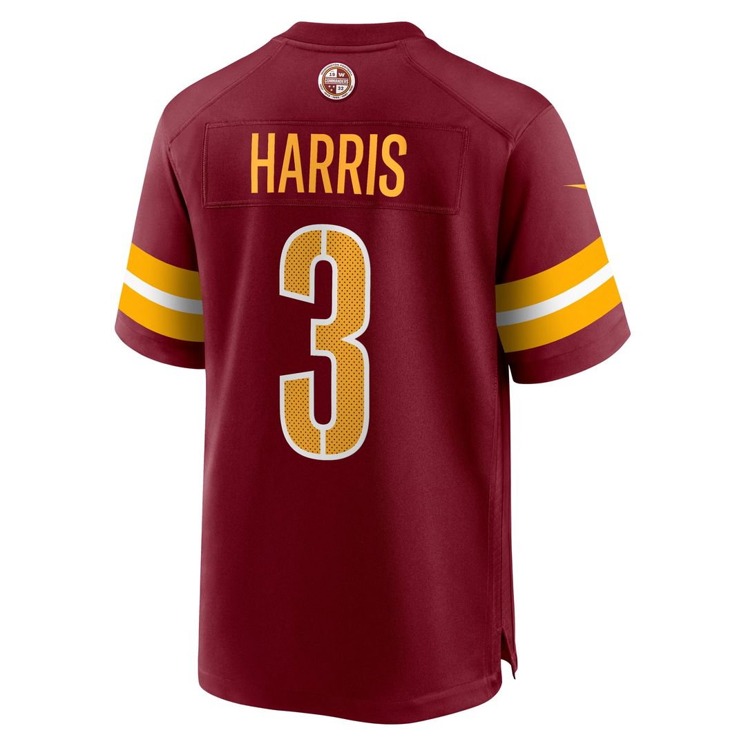 Men's Washington Commanders Will Harris Nike Burgundy Team product image 3