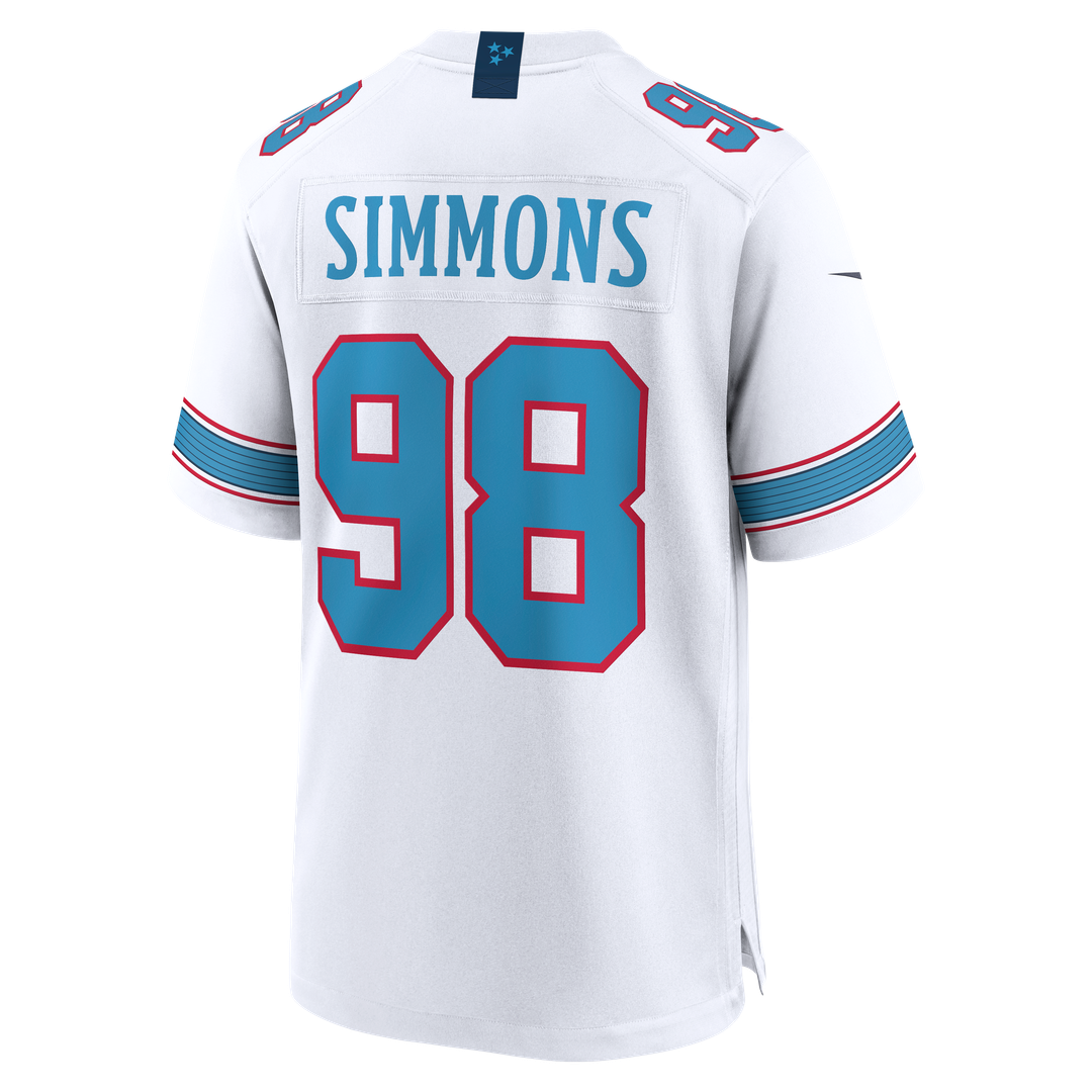 Men's Tennessee Titans Jeffery Simmons Nike Light Blue Game product image 14